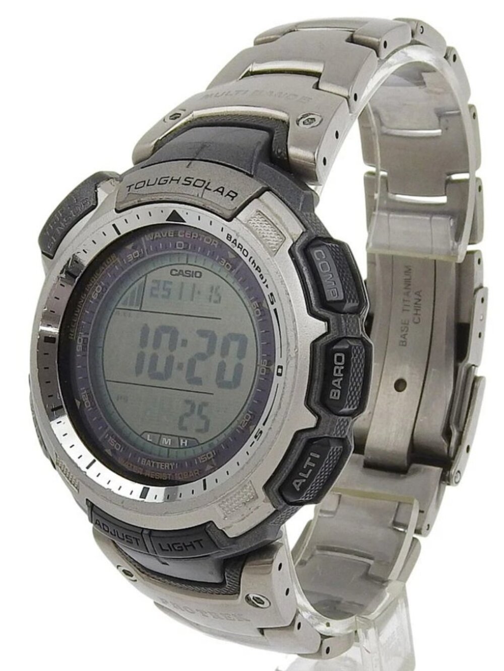 CASIO PRO TREK Watches PRW-1300TJ Stainless Steel Quartz Digital display mens